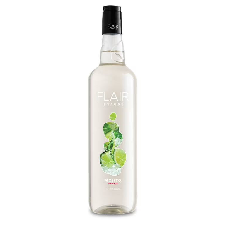 Flair Syrups for Soda Spark Machine – Blue Curacao, Strawberry, Mixed Berries, Mojito & More | 1L