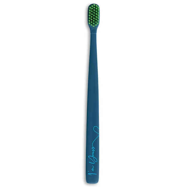 Flipper - 2-in-1 Toothbrush With Cover for Couple - Blue & Red