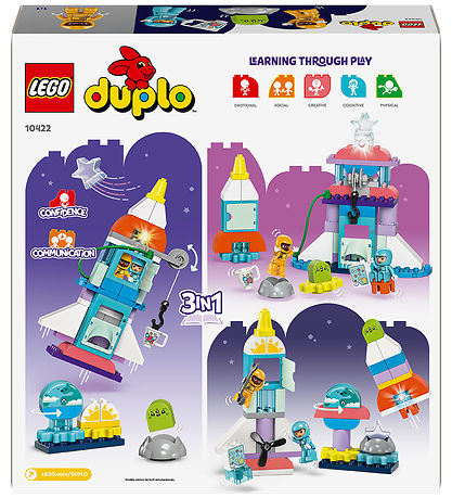 LEGO® DUPLO® 3in1 Space Shuttle Adventure 10422 - 58 Pieces