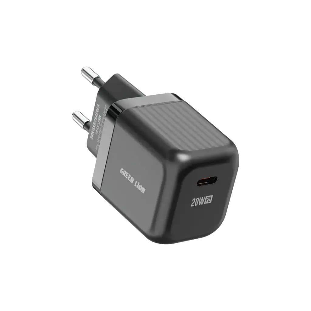 Green Lion 20W GaN USB-C Charger + C to Lightning Cable