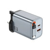 Green Lion 67W GaN Fast UK Wall Charger with Cable – Gray