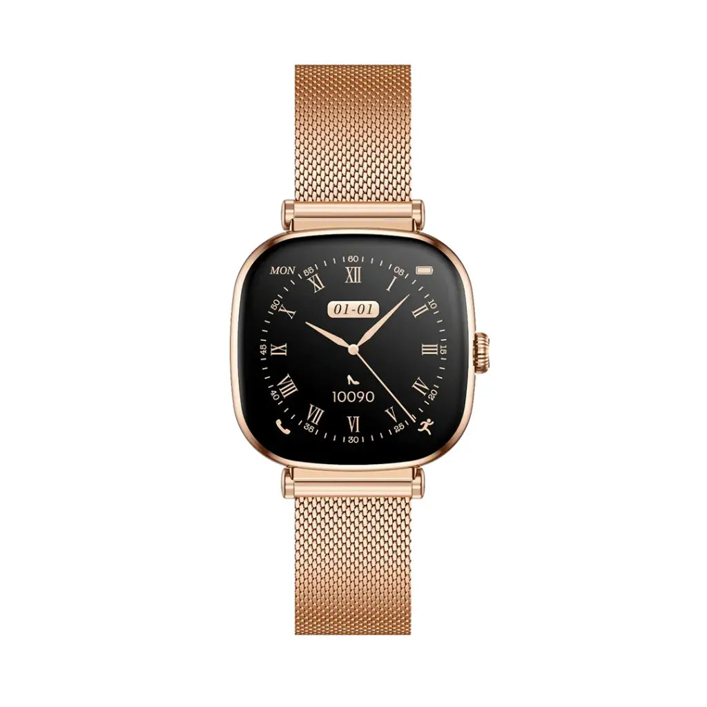 Green Lion Princess Smart Watch – Stylish, BT Calls, IP68