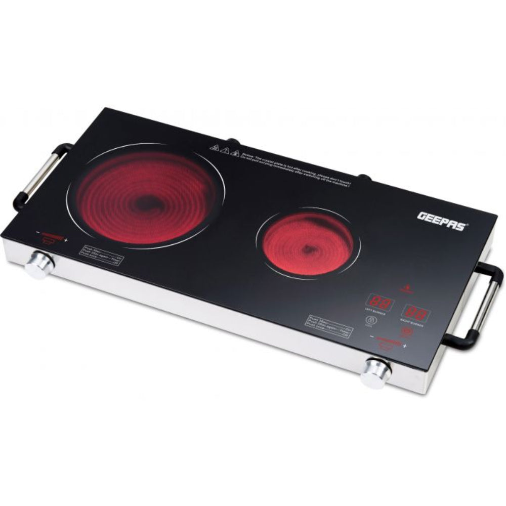 Geepas Dual Digital Infrared Cooker 2000W & 1200W