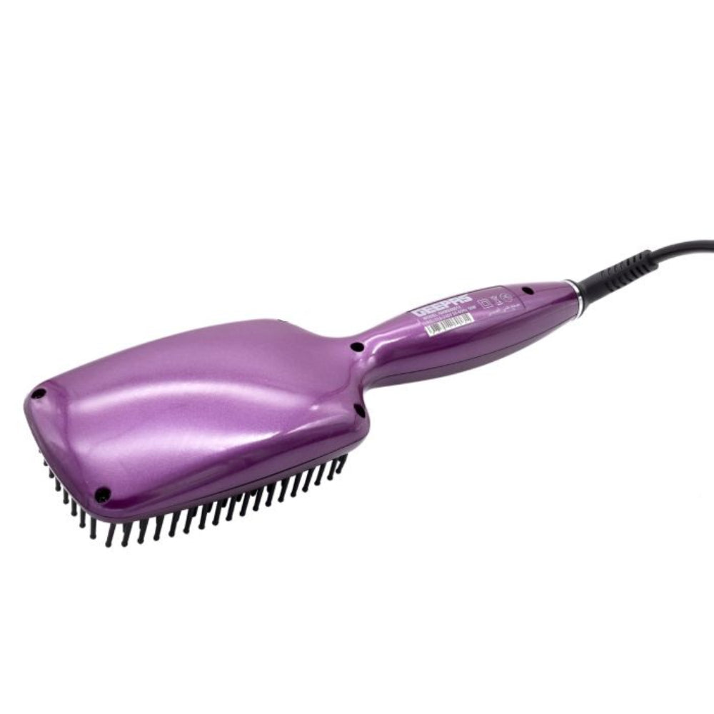 Geepas Hair Straightener Brush Ceramic LED-Display Anti-Scald Design