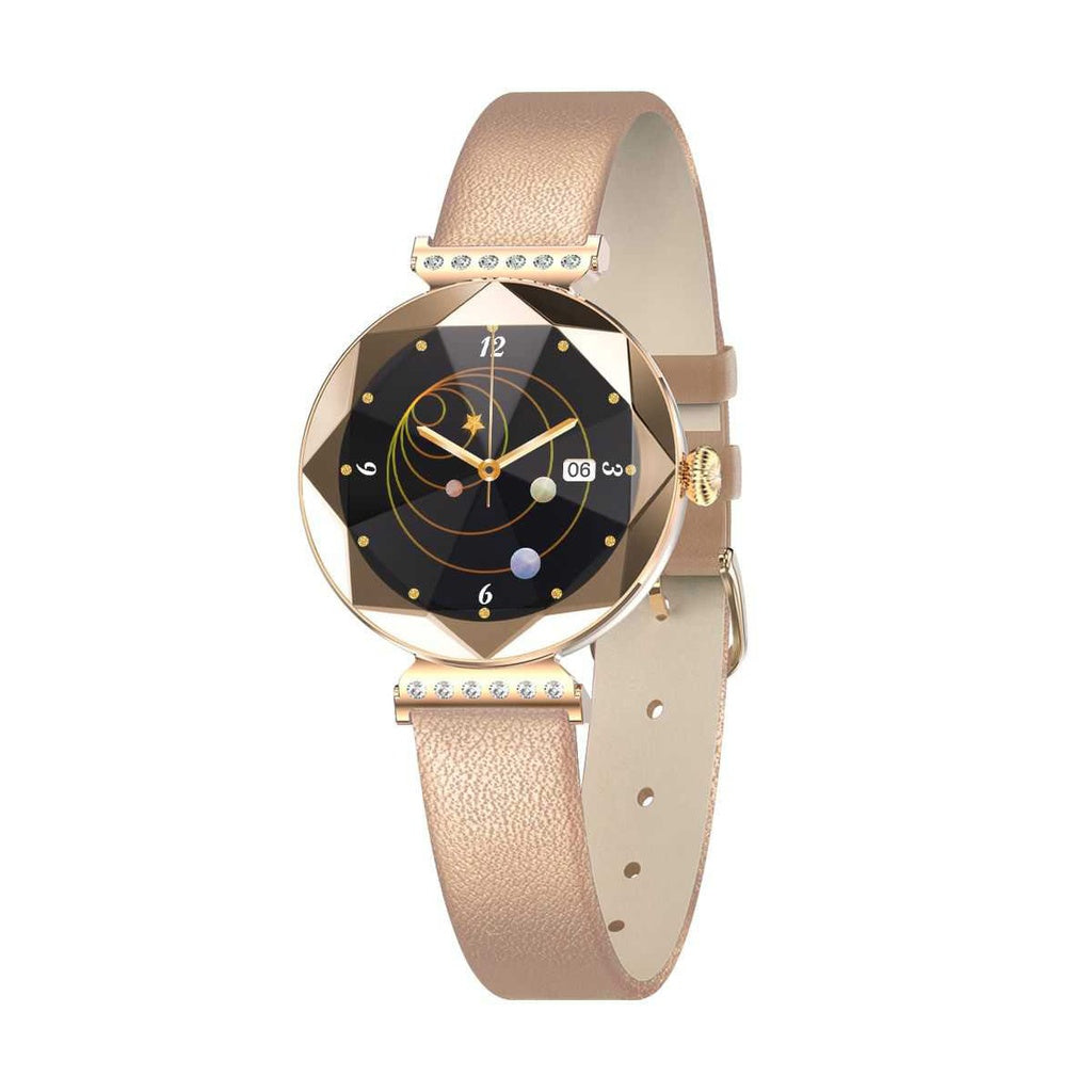Green Lion Swarovski Smart Watch Elegant & Smart - Rose gold