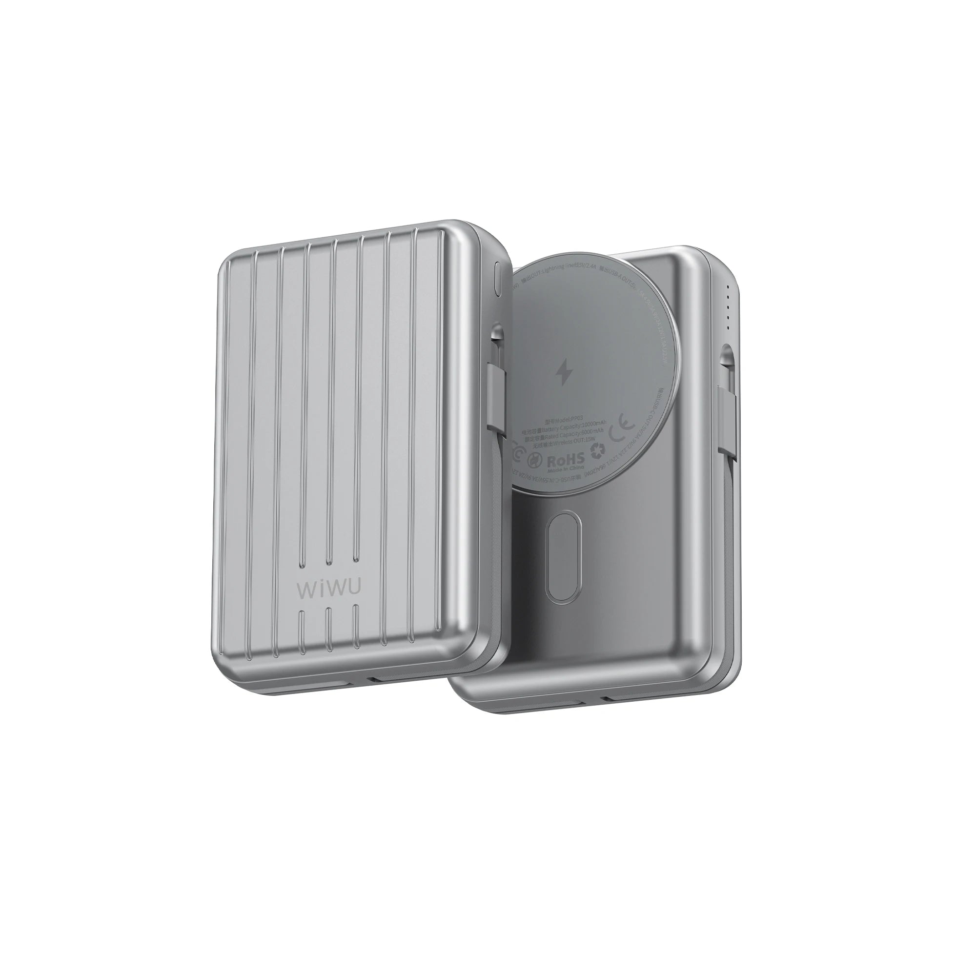 WiWU Truck Series 10000mAh Magnetic Power Bank – Fast Wireless