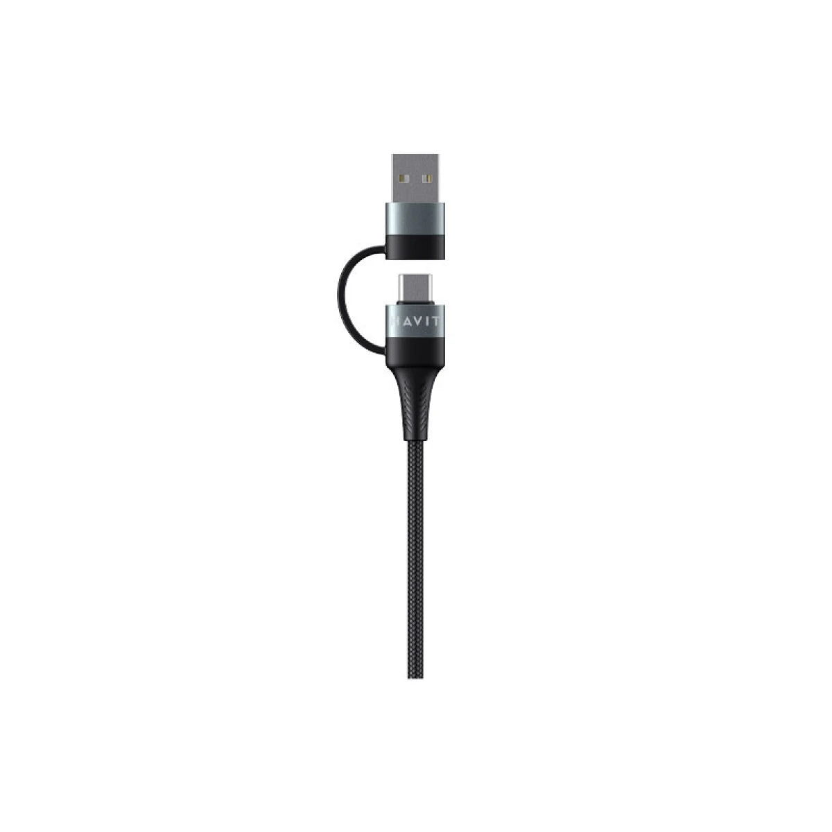 HAVIT CB6244 4-in-1 Multi Charging Cable – USB-A/C to C/Lightning