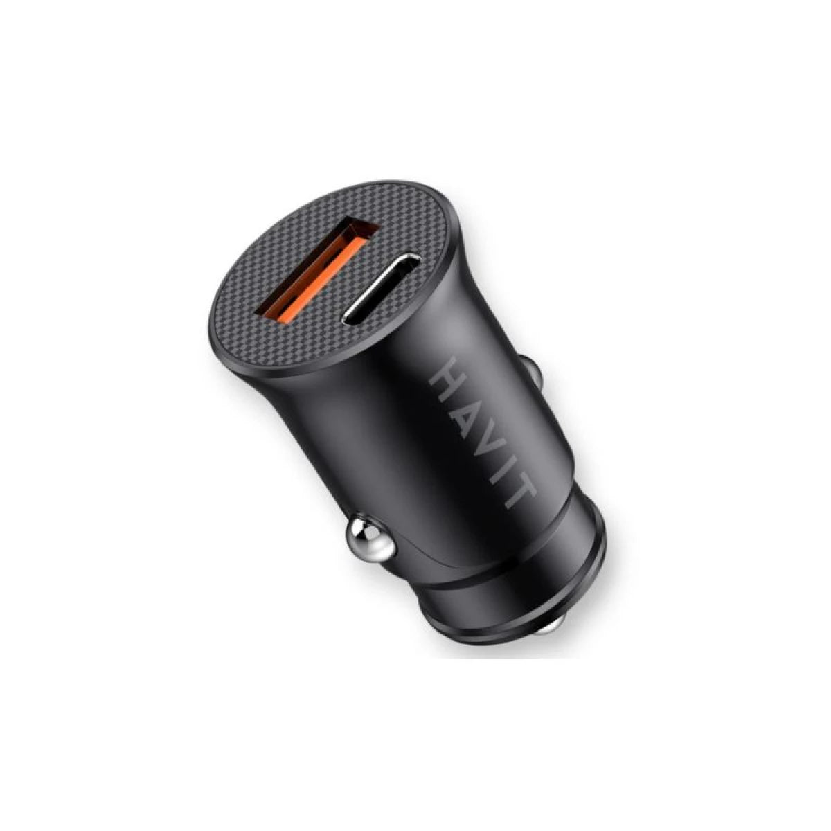 HAVIT CC2022 Car Charger – USB-A + USB-C Dual Port Fast Charging