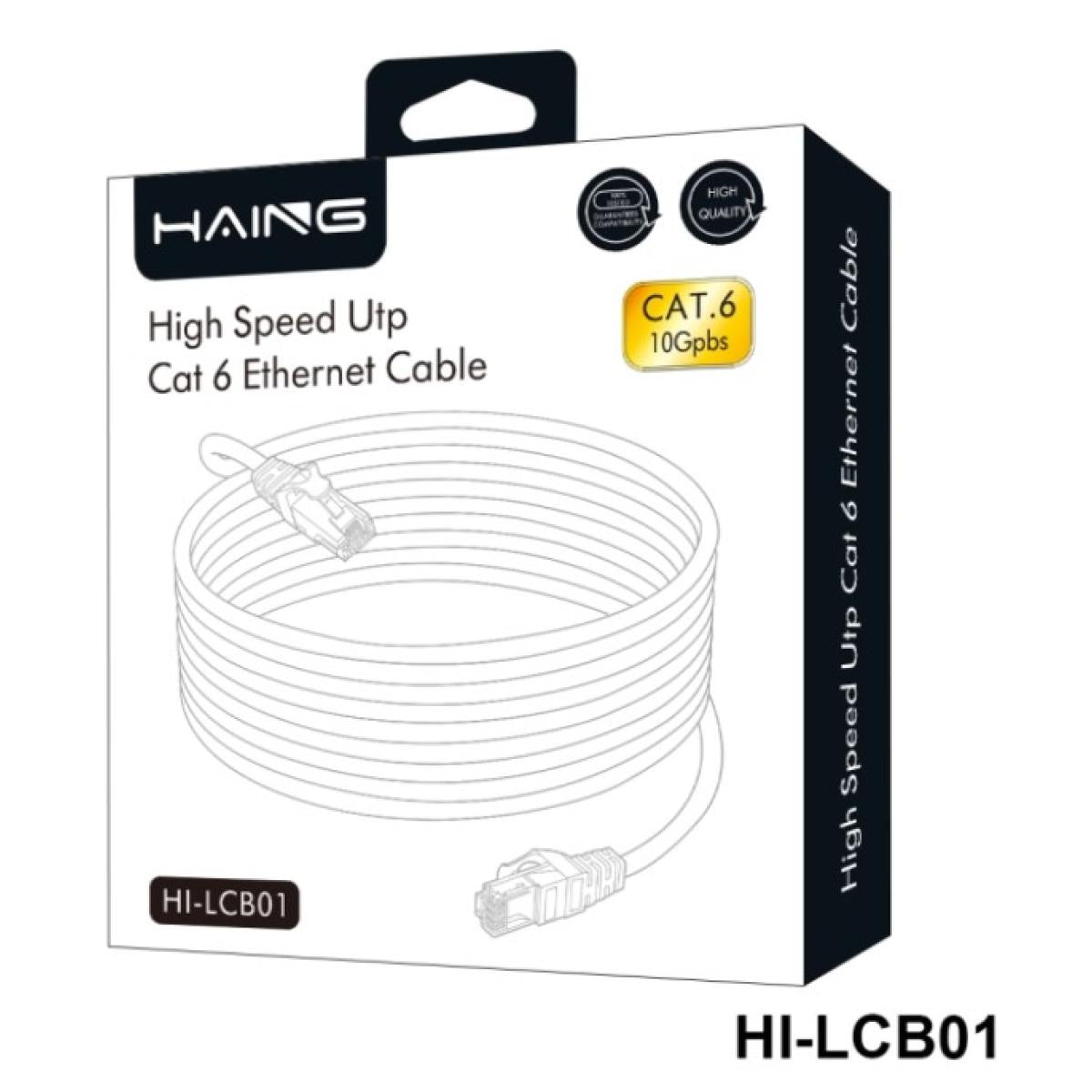 HAING HI-LCB01 Cat6 26 AWG 1 Gbps Ethernet Cable 2M
