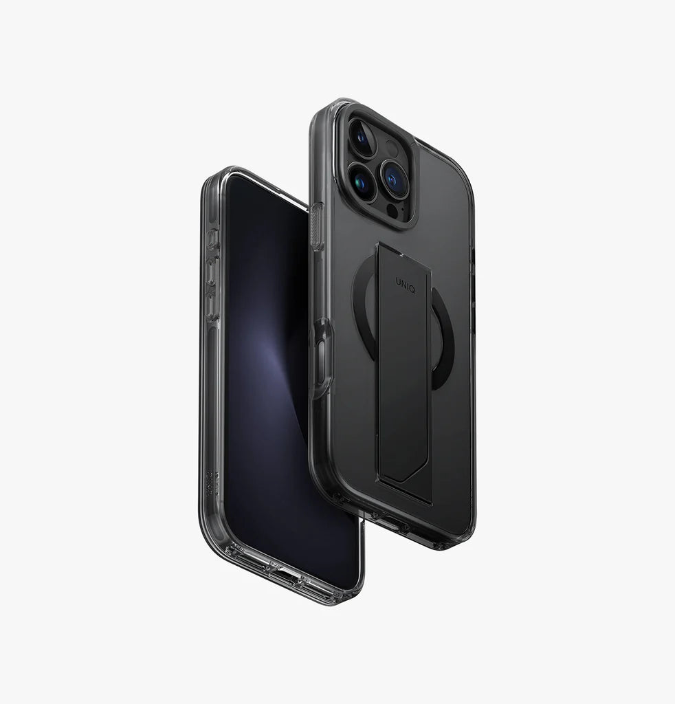 UNIQ HYBRID IPHONE 16 PRO (2024) 6.3 HELDRO MAX MAGCLICK WITH CAMERA STAND - VAPOUR
