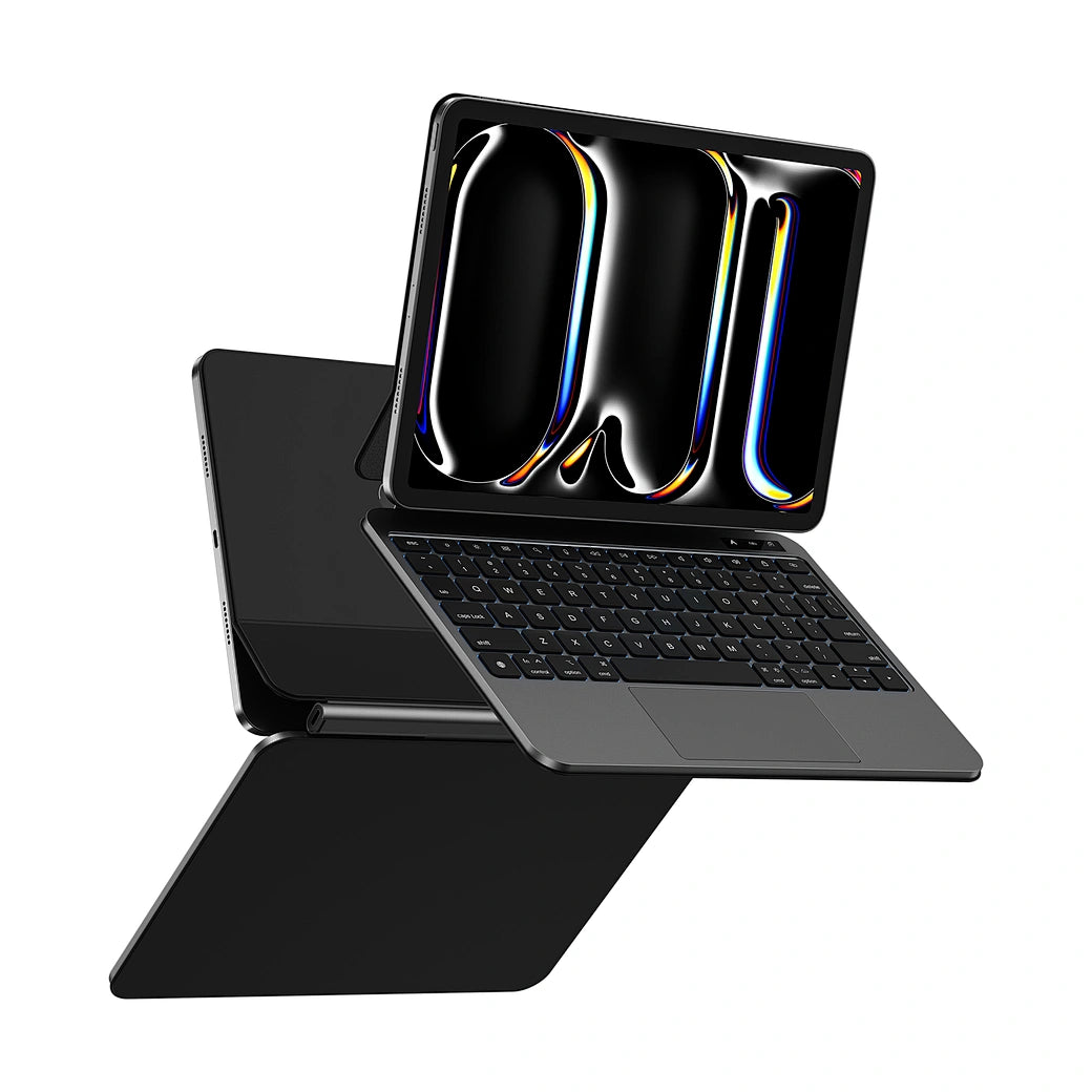 WIWU Magic Keyboard Pro MK-002 for iPad 10th (10.9'') & iPad 11th (11'' 2025) - Arabic+English