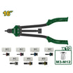 JADEVER 16-Inch Rivet Gun 3-12mm Versatile & Durable
