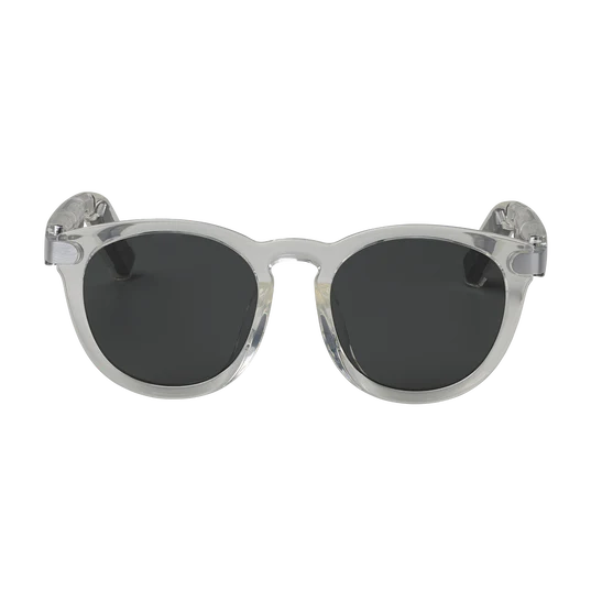 JBL Audio Sunglasses Soundgear Frames Round | OpenSound Technology | 8 Hours Battery | IP54 Water Resistant | Onyx | JBLSNDGEARFMSRON