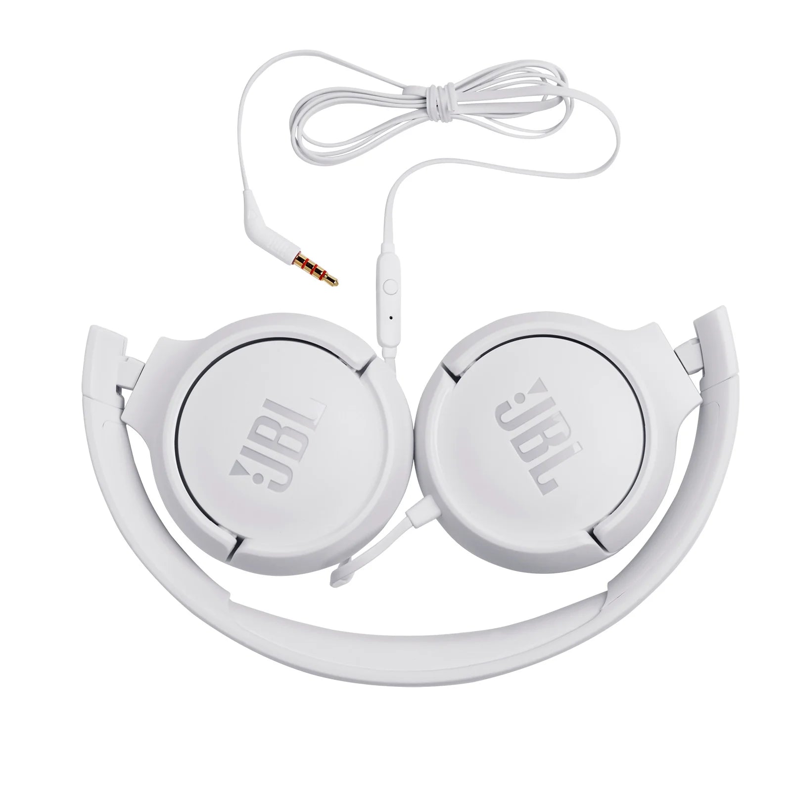 JBL Tune 500 Wired On-Ear Headphones with Mic - Pure Bass Sound
