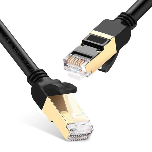 Ugreen Cat 7 F/FTP LAN Cable 3M (Black) – 10Gbps Speed