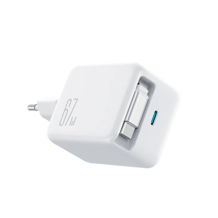 JOYROOM JR-TCL06 67W GaN Charger w/ Retractable Cable