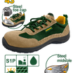 Jadever Suede Safety Shoes Size 43 Durable & Protective