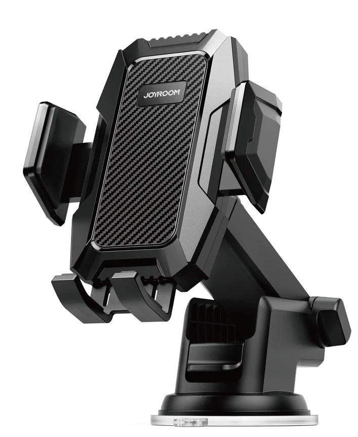 Joyroom Mechanical Car Phone Holder Mount Stylish Design - Black