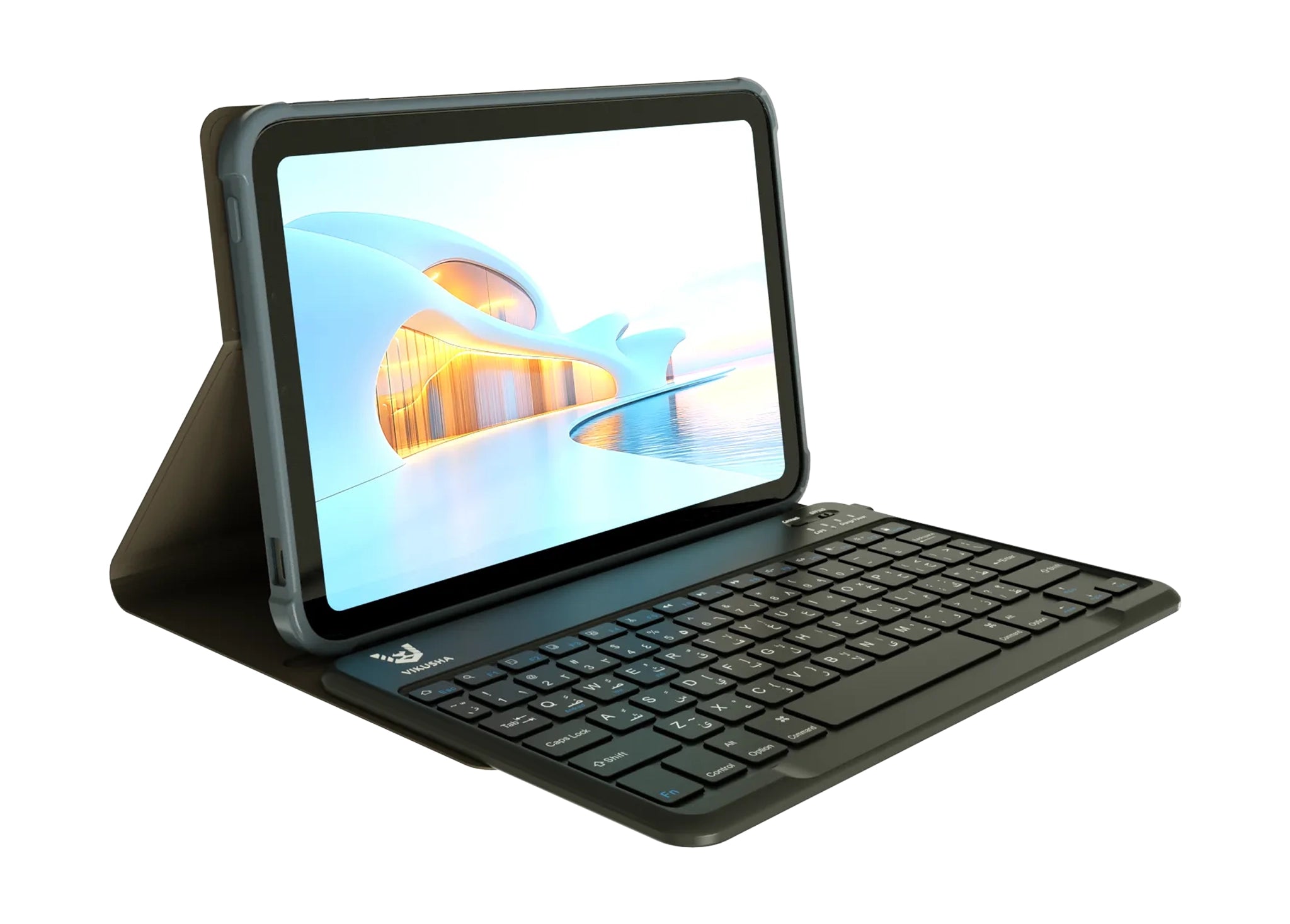 VIKUSHA V-Z4 Tablet Bundle: Holster Keyboard & Cover, 3-Month IPTV Subscription