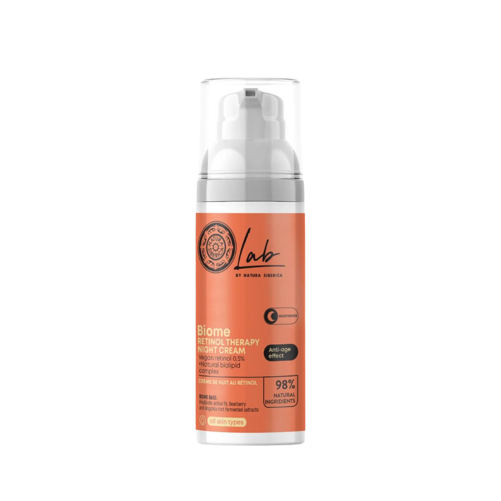 Lab Biome Retinol Night Cream 0.5% – 50ml | Gentle Plant-Based Care