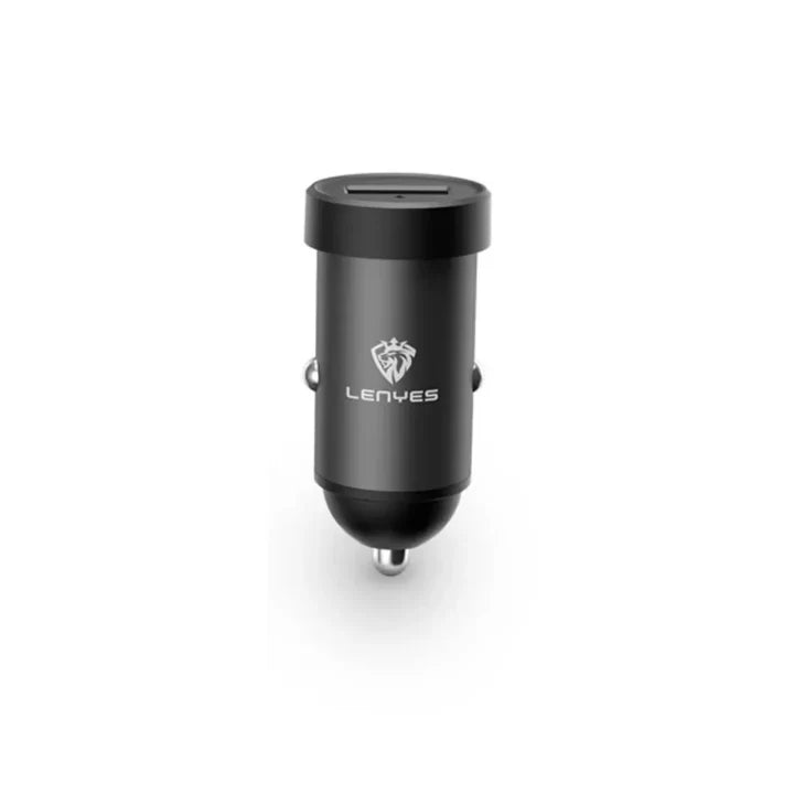 Lenyes CA855 Compact Car Charger USB-A – Black
