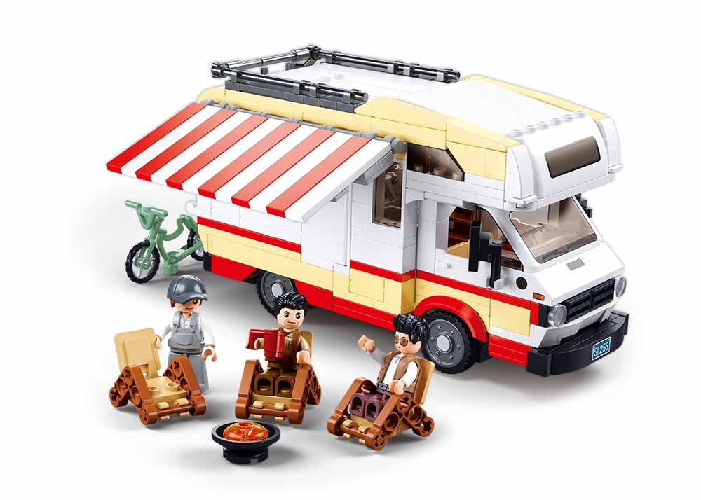 Sluban RV Building Set M38-B1193 - 506 Pieces Model Bricks