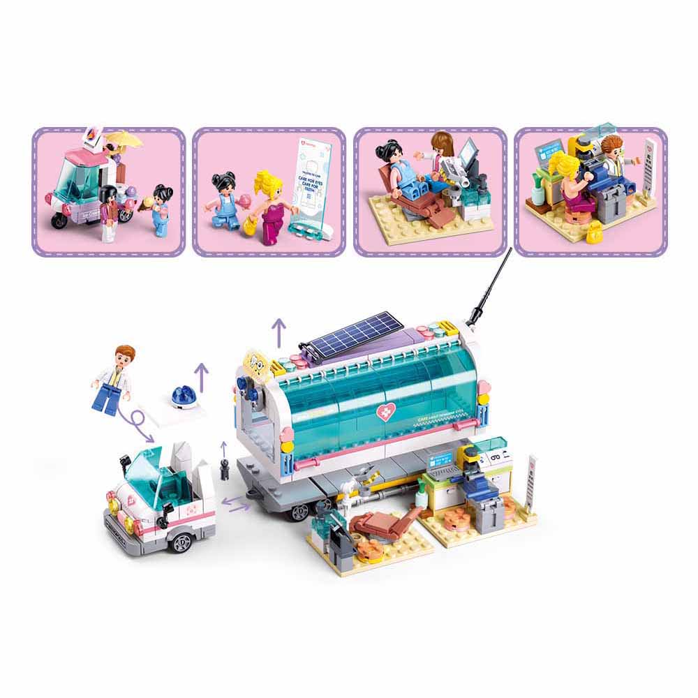 Sluban - Metropolis Doctor - Mobile Nursing Car (Pullback) | M38-B1215