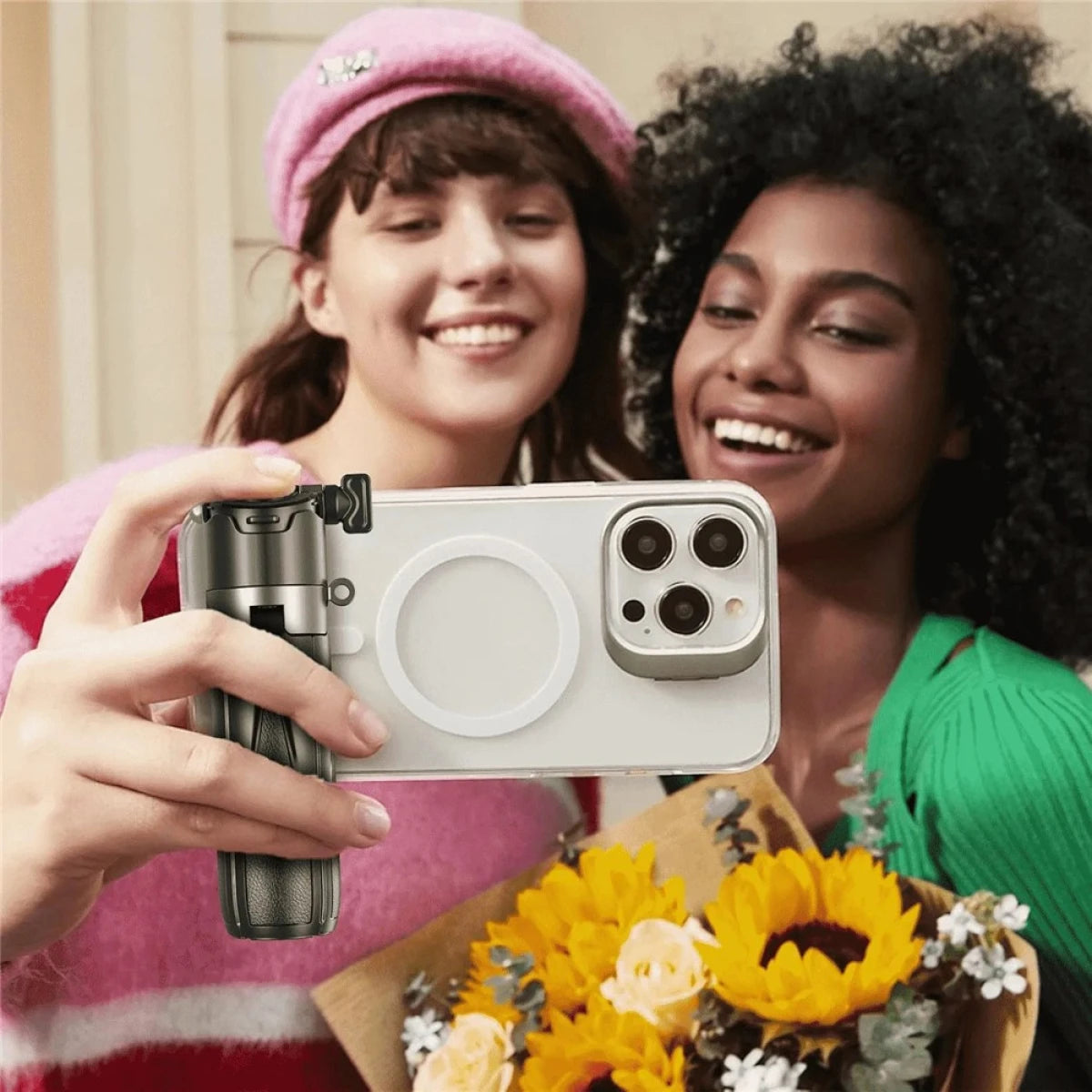 JMARY MT-18 Mini Selfie Tripod with Bluetooth Remote