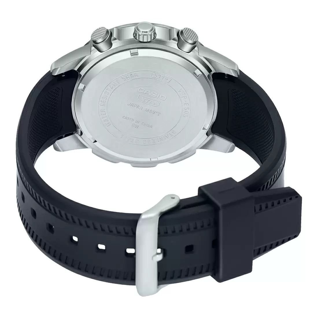 Casio Analog Black Dial Men's Watch MTP-E505-1AVDF