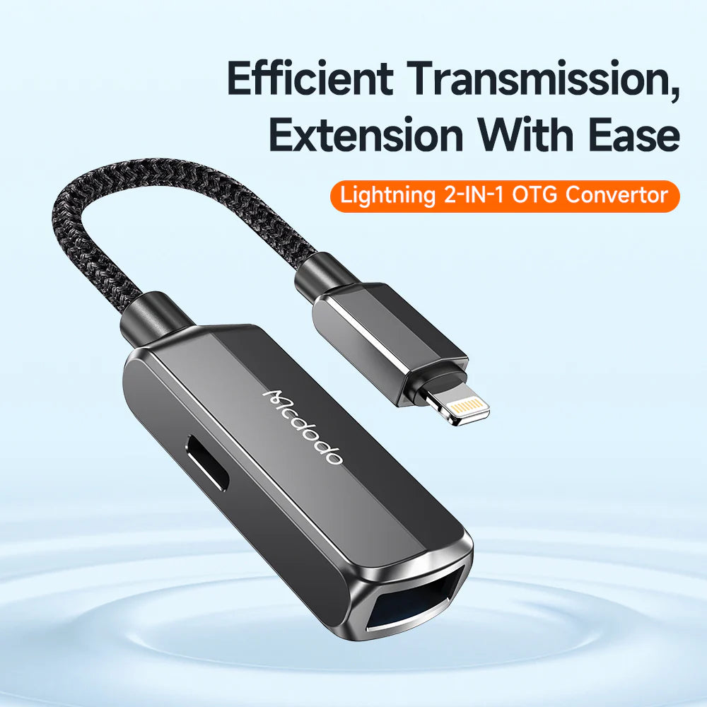 Mcdodo OTG 2 in 1 Converter Lightning to USB A 3.0