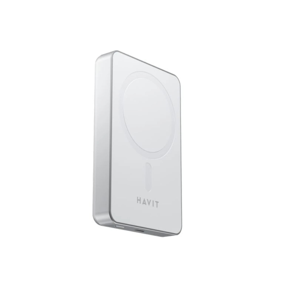 HAVIT PB5216 5000mAh Magnetic Wireless Power Bank – White