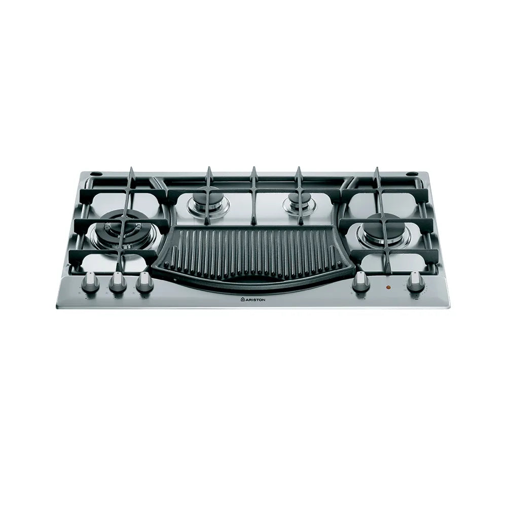 ARISTON BI Hob 90cm – 4 Burners + BBQ | Gas & Electric