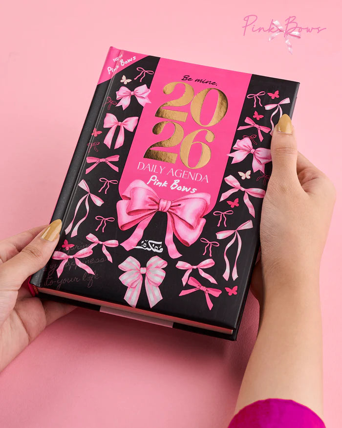 Mofkera Agenda Only 2026 - Pink Bows