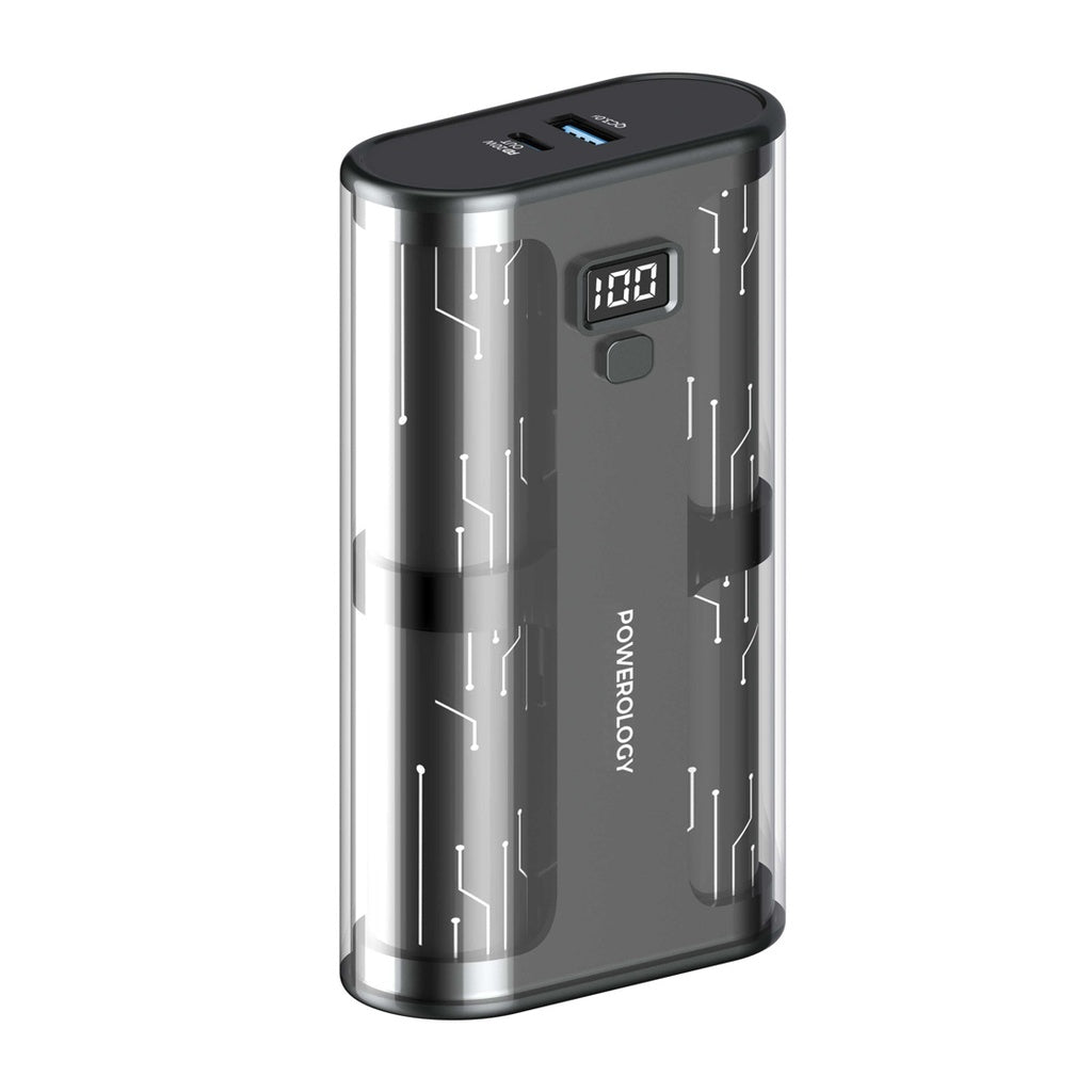 Powerology Crystalline 20000mAh 65W PD Fast Power Bank