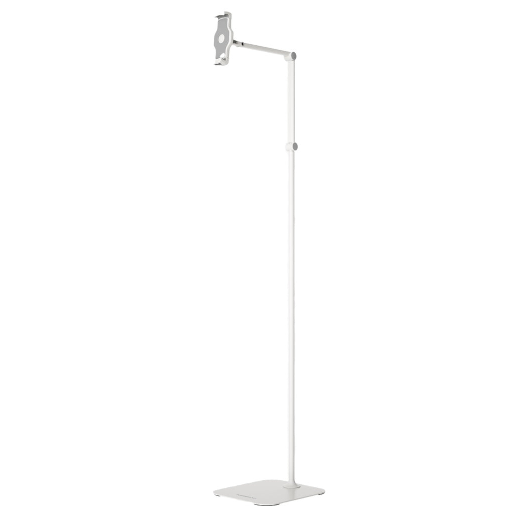 Powerology Floor Stand with Metal Base for Phone & Tablet – White