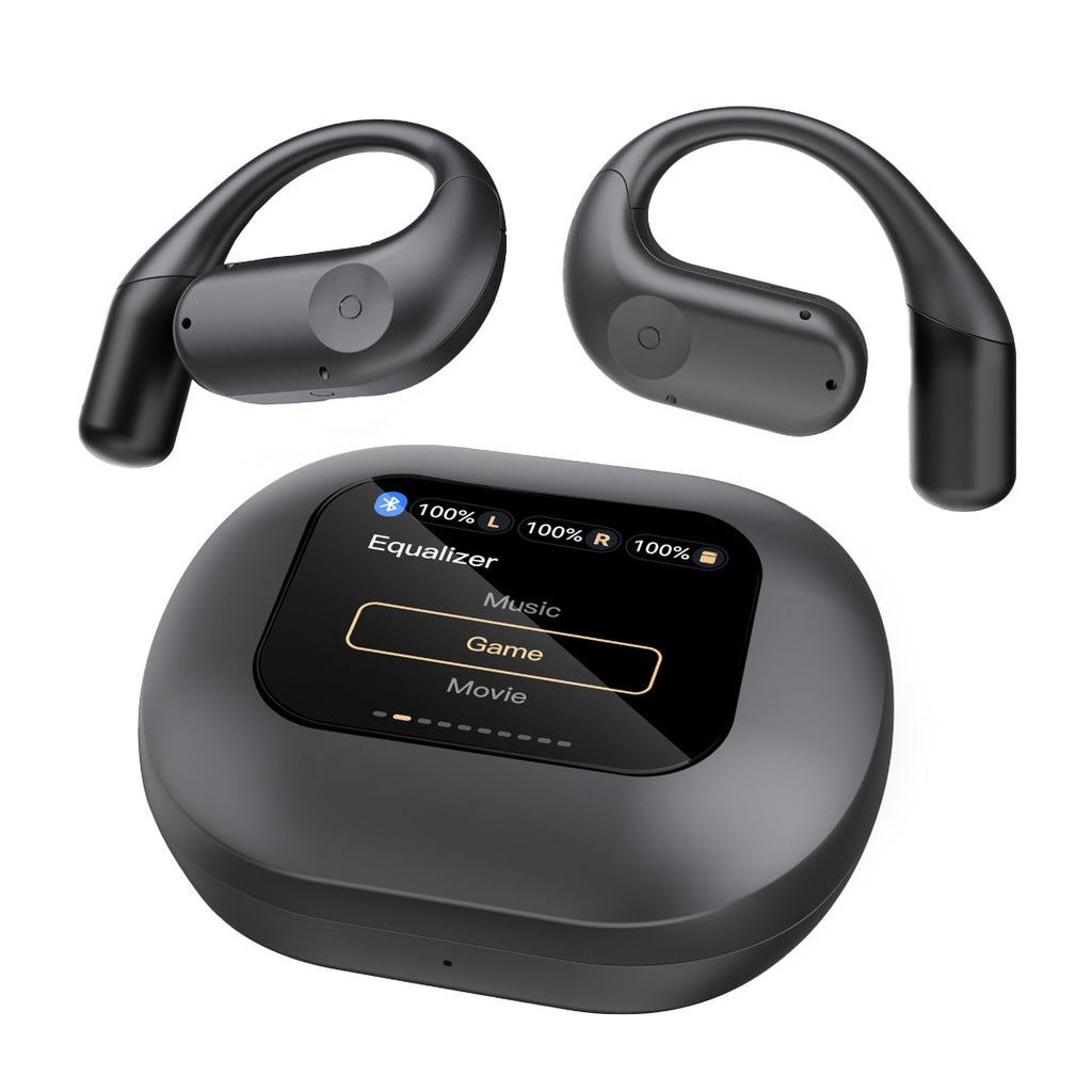 Powerology ENC Air Conduction Earbuds with Charging Display