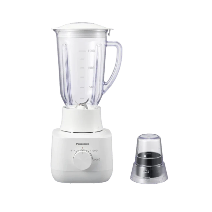 Panasonic MX-EX1081 Blender | 450W | 1.35L Glass Jar | PowerBlade | 2 Dry Mills | White