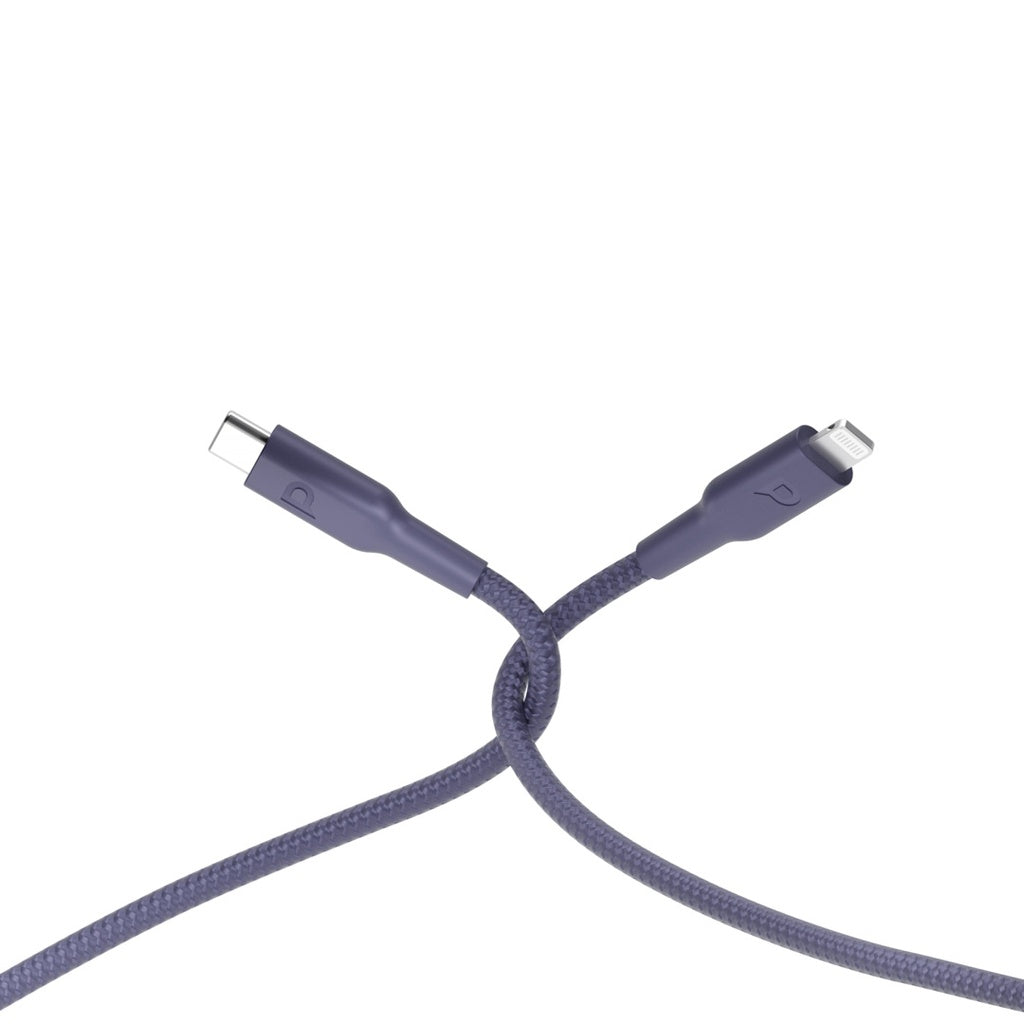 Powerology Braided PD 60W Type-C to Lightning Cable 1.2M
