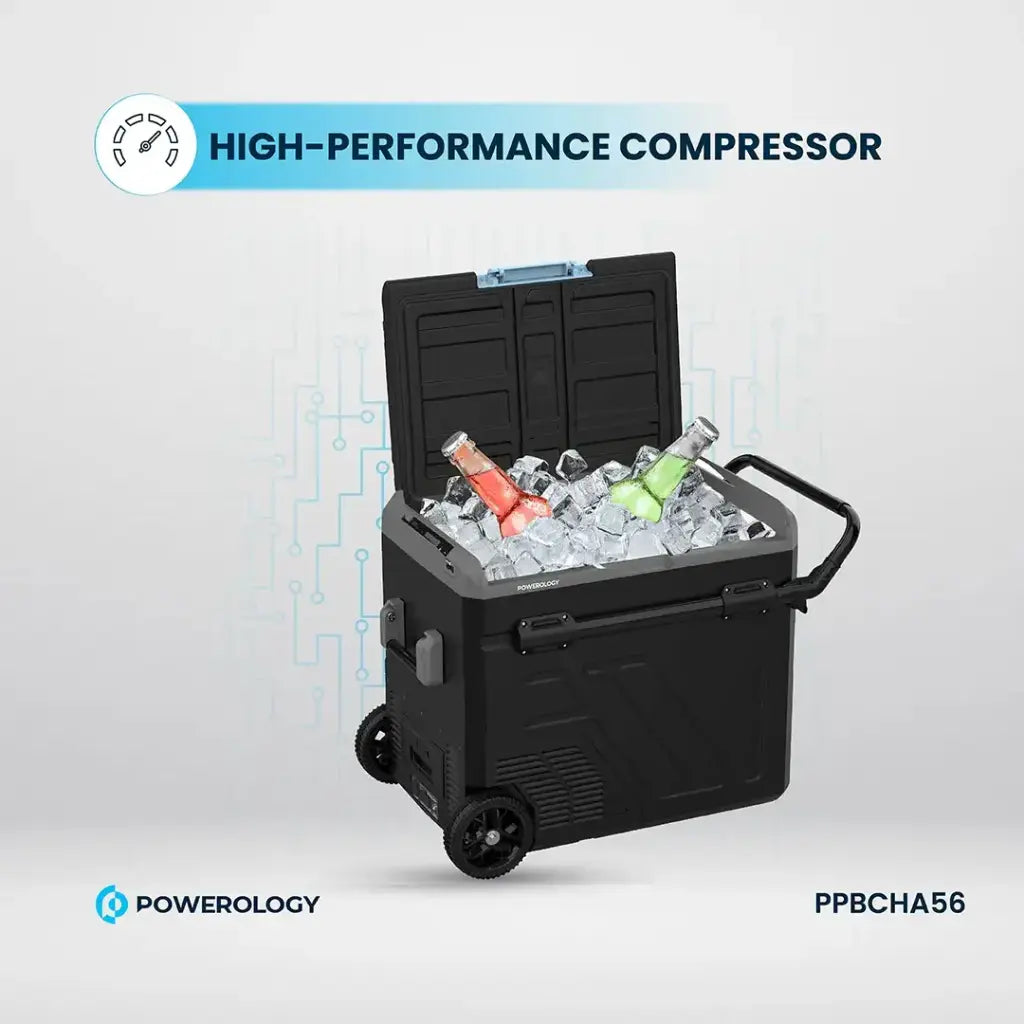 Powerology Dual Compartment Smart Fridge & Freezer 60Lattery