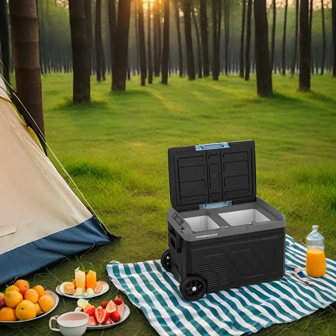 Powerology Dual Compartment Smart Fridge & Freezer 40L