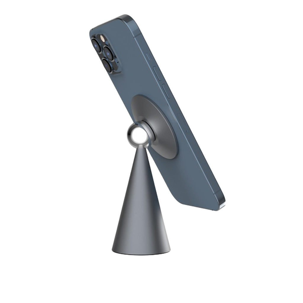 Powerology Desktop MagSafe Phone Holder with 17*N5 Magnets - Dark Grey