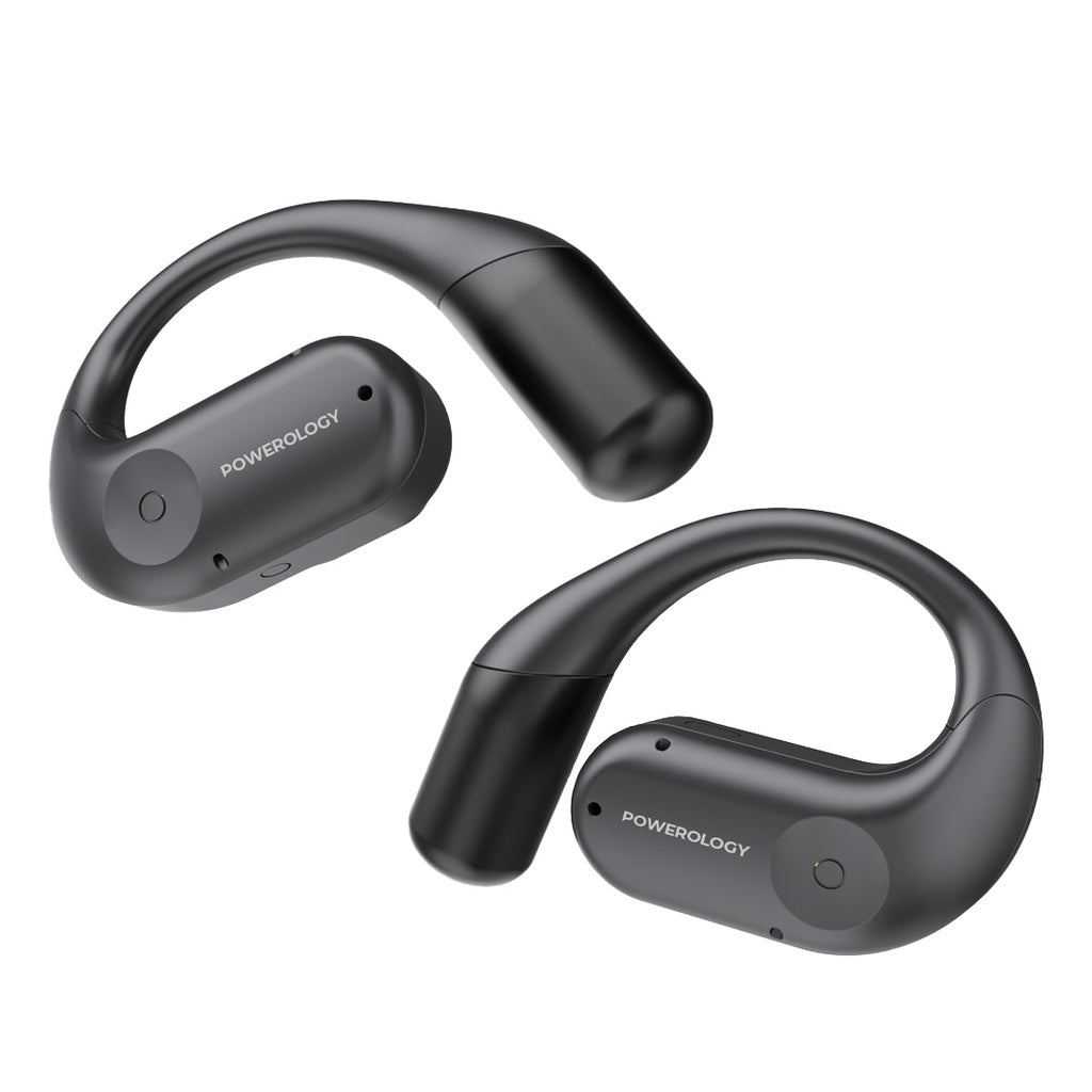 Powerology ENC Air Conduction Earbuds with Charging Display