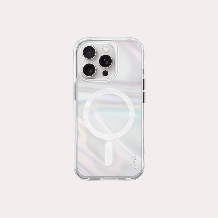 UNIQ Coehl iPhone 16 Pro (2024) 6.9 Magnetic Charging Savon - Bubble Prism