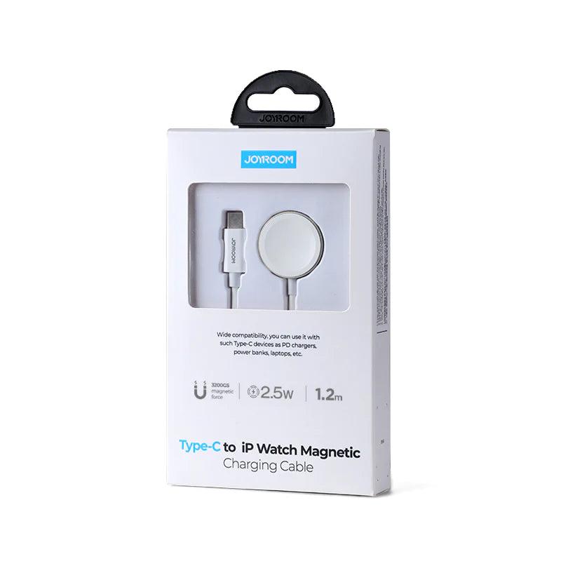 Joyroom Type C to iWatch Magnetic Charger 1.2M Fast & Compact - White