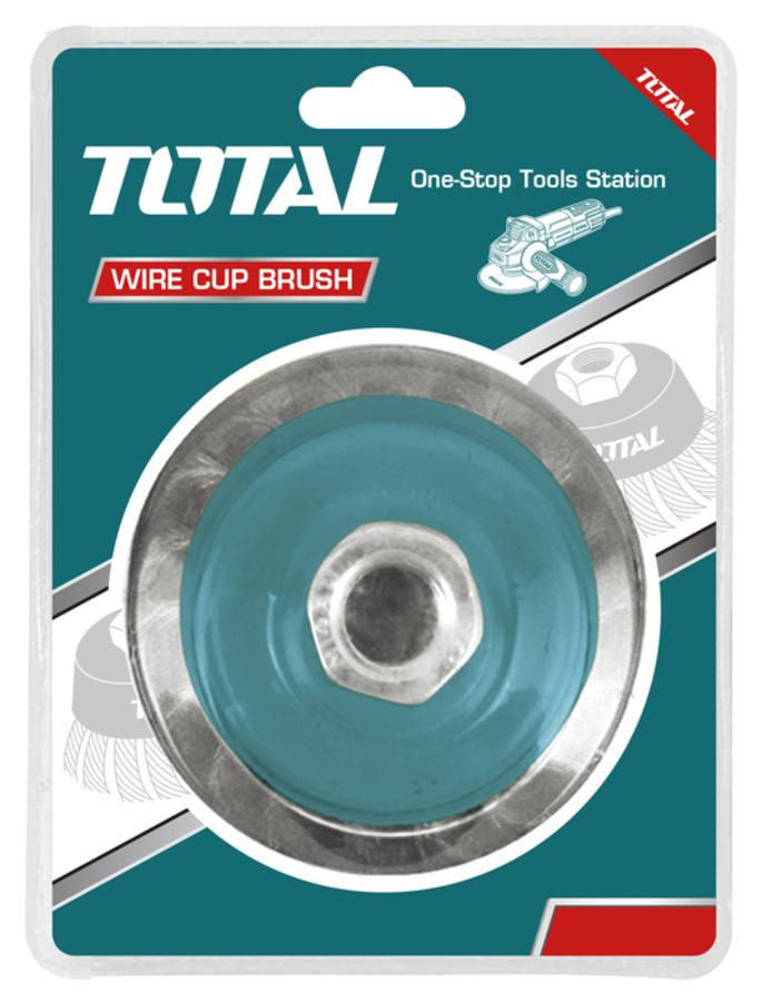 TOTAL 75mm Twist Wire Cup Brush – TAC32031