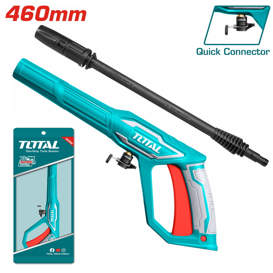 TOTAL Pressure Washer Gun 460mm – Durable Plastic Body
