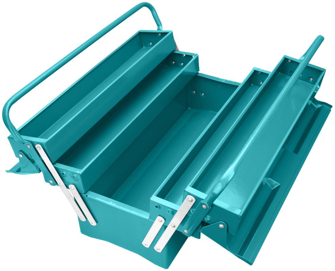 TOTAL 3-Layer Large Metal Toolbox (THT10701)