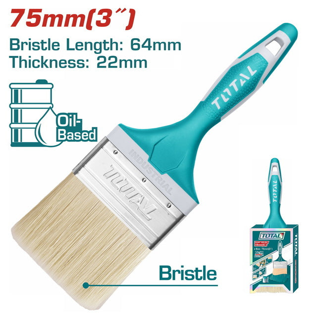 TOTAL 3" Paint Brush (THT84036) – Wide Coverage & Smooth Finish