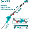 Total 20V Pruning Saw without Battery and Charger – Efficient Tool