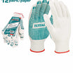 TOTAL TSP11102 Knitted Gloves with PVC Dots – Firm Grip